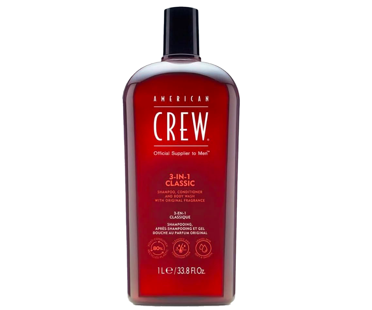 American Crew 3 in 1 Shampoo, Conditioner and Shower Gel