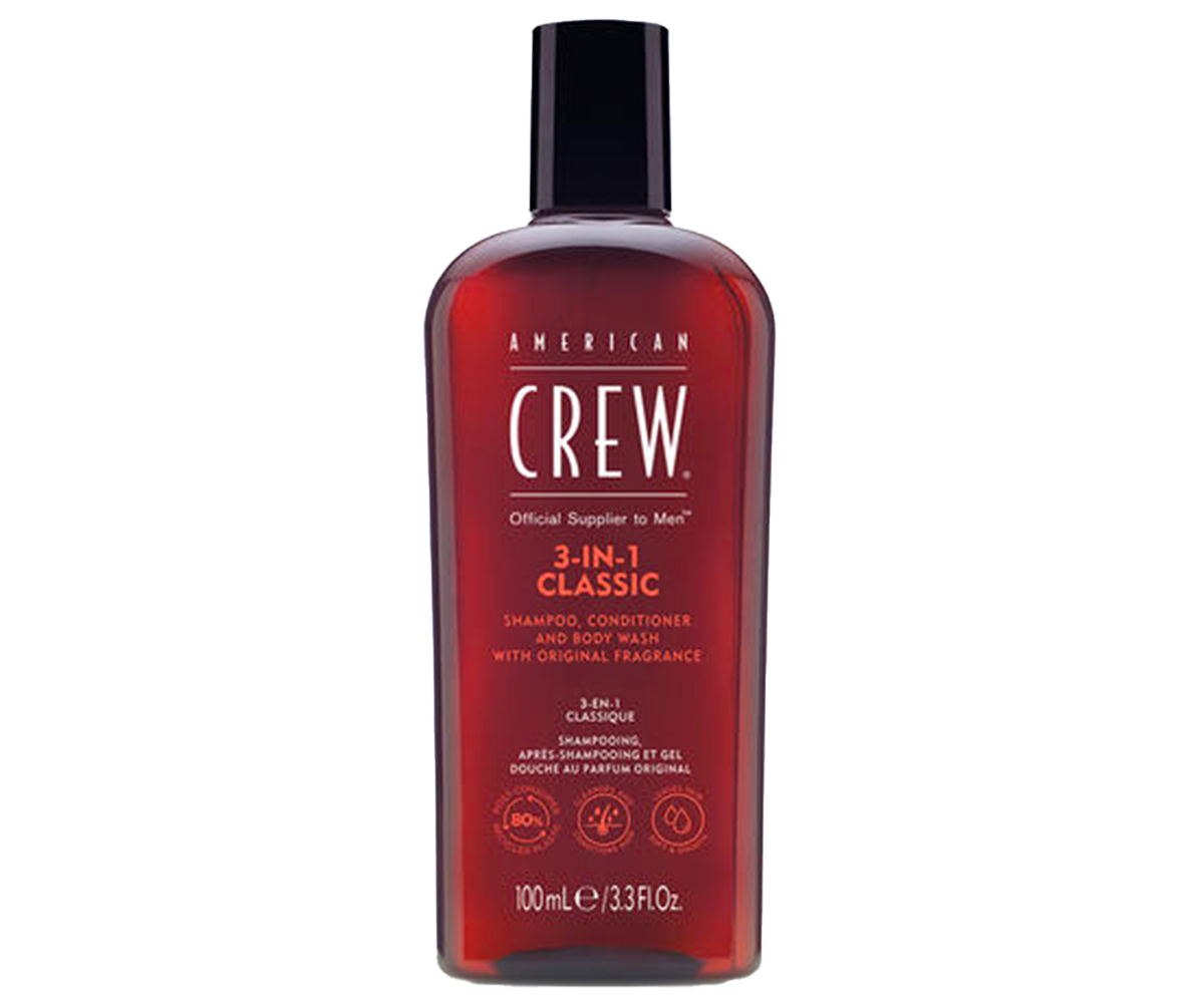 American Crew 3 in 1 Shampoo, Conditioner and Shower Gel