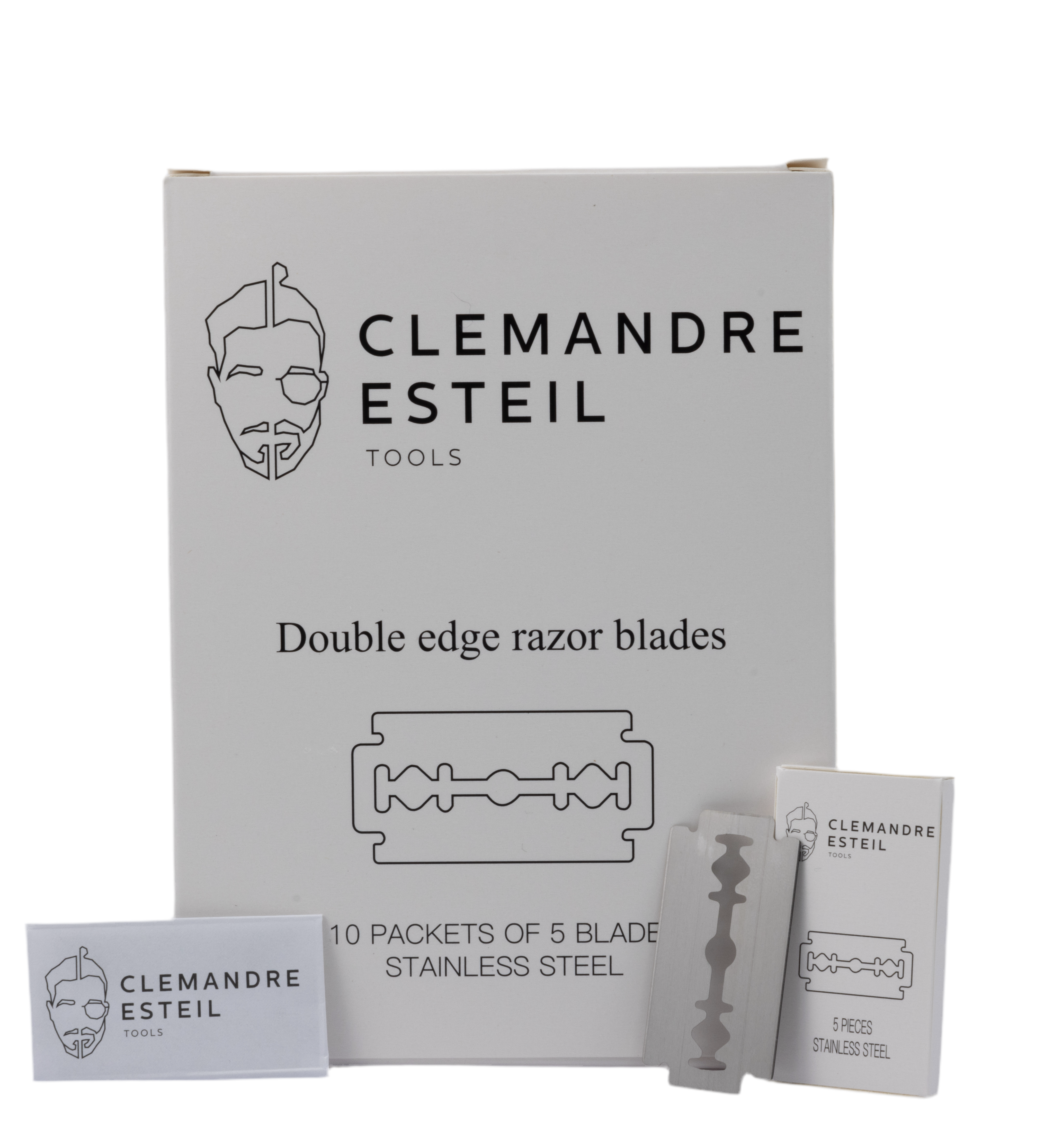 Razor blades 10x 5 double blades Clemandre Esteil