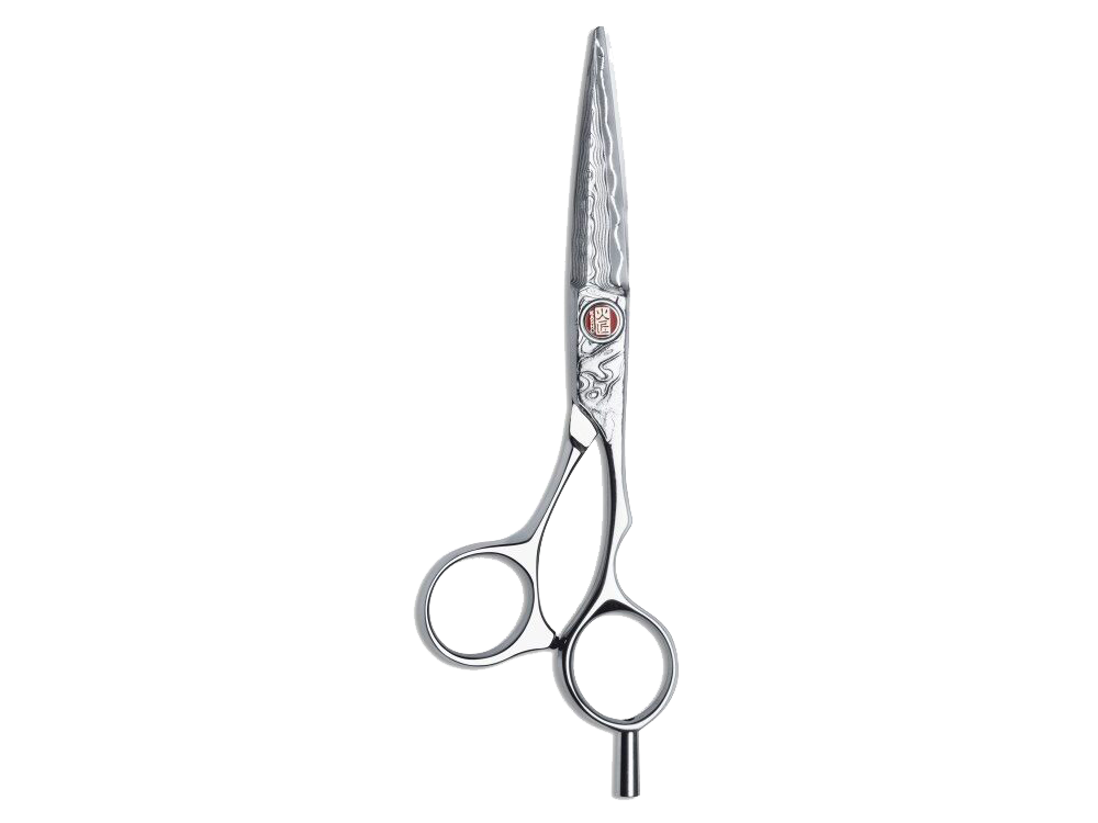 Ciseaux de coiffure DAMASCUS KASHO désaxé KAD-65 OS taille 6'5