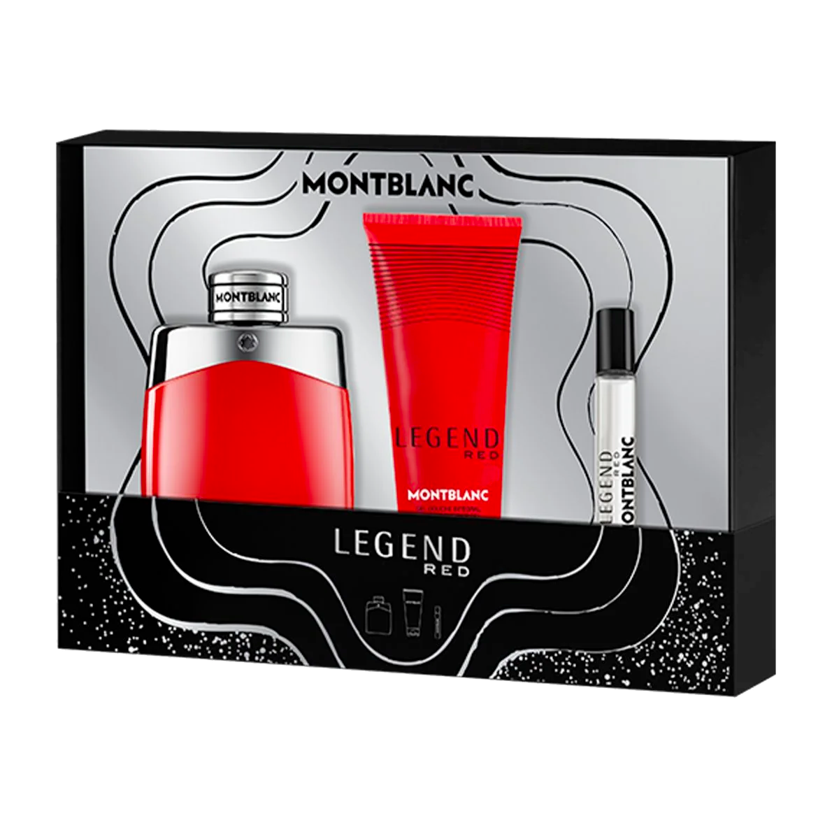 Coffret Montblanc Red Eau de parfum 3 pièces