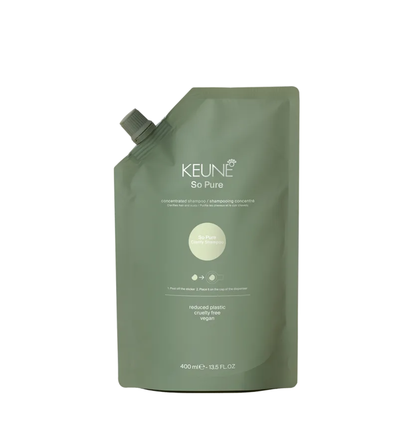 Keune SO PURE CLARIFY ECO-RECHARGE SHAMPOO - 400ml