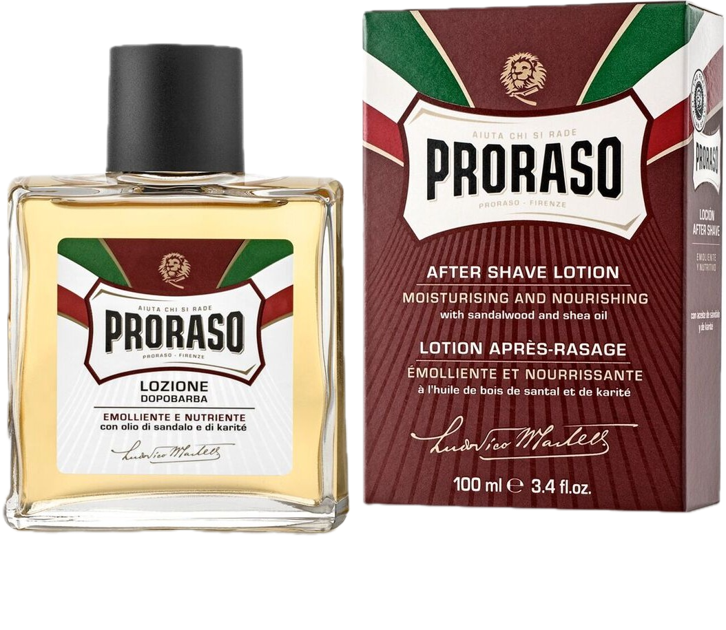 PRORASO RED LINE lotion après rasage 100ML