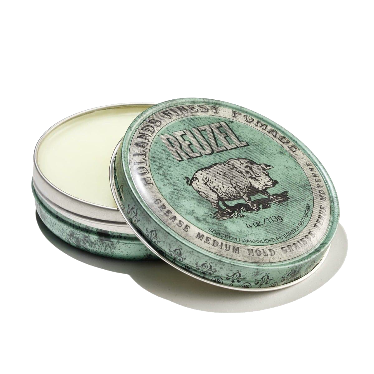 REUZEL GREEN GREASE MEDIUM HOLD POMADE 113G