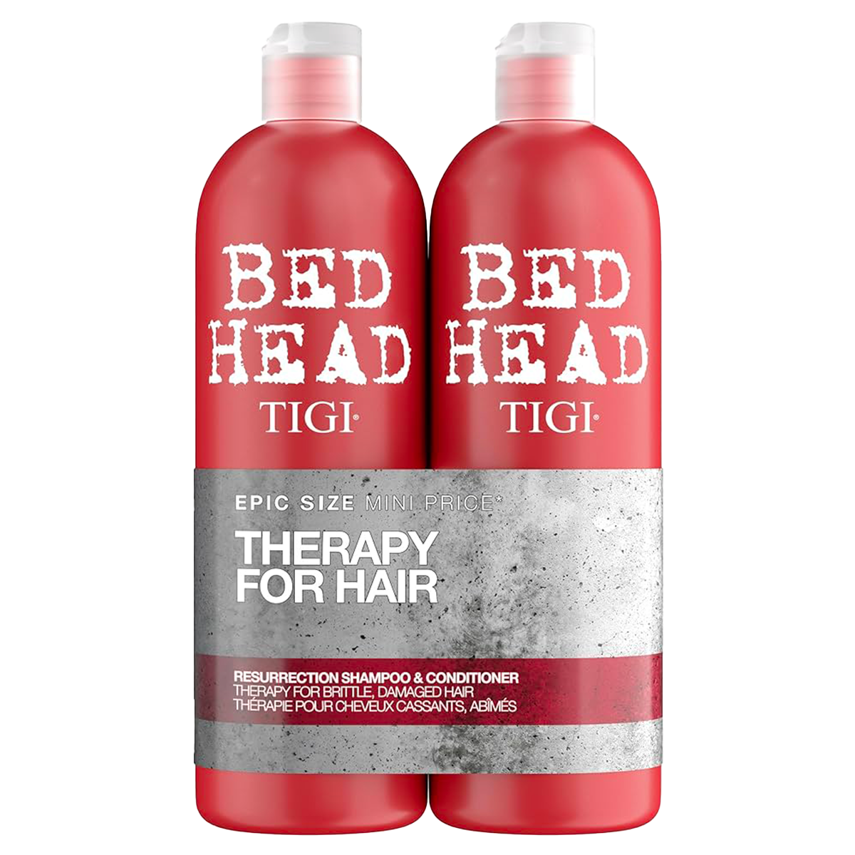 TIGI BED HEAD RESURECTION THERAPY FOR HAIR Shampoo & Conditionner 2x 750ml