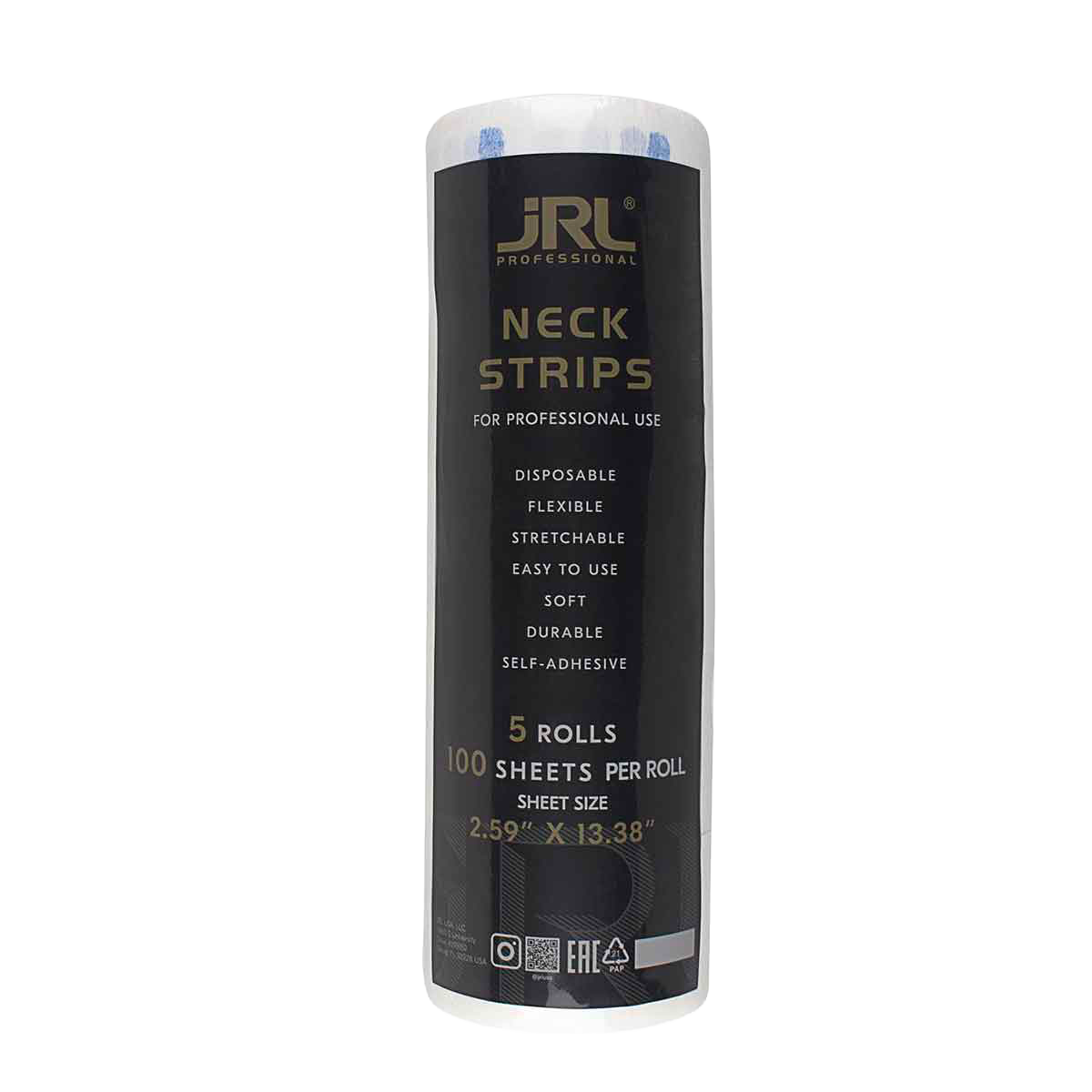 5x 100 Col crêpe coiffure coiffure JRL BLANC