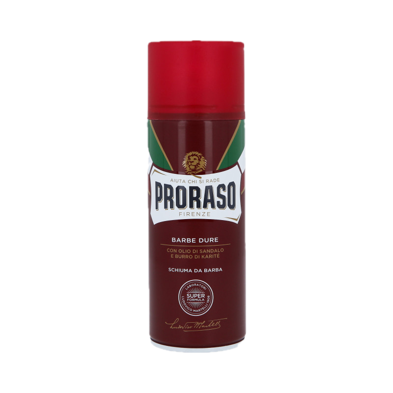 PRORASO RED LINE Mousse à Raser 400ML