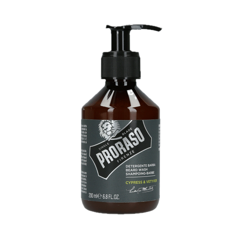 PRORASO CYPRES&VETYVER Shampoing pour barbe 200ML